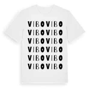 Vibo ordlek t-shirt – ekologisk bomull t-shirt från Pinshirt