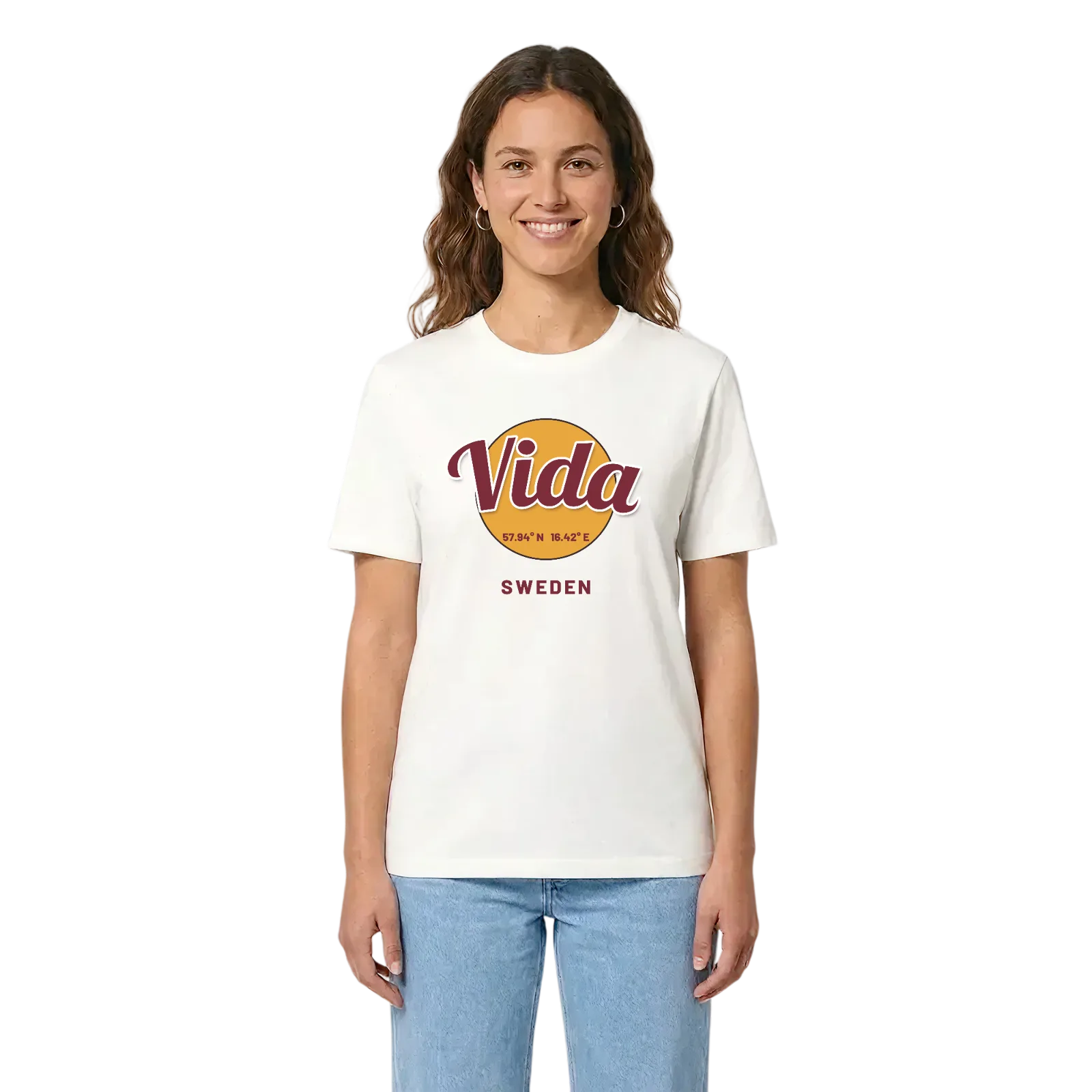 Vida cirkel t-shirt – White, i miljö