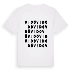 Vidö ordlek t-shirt – ekologisk bomull t-shirt från Pinshirt