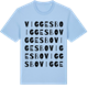Blue Soul t-shirt med Viggesbo ordlek t-shirt