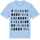 Blue Soul t-shirt med Vihallsborg ordlek t-shirt