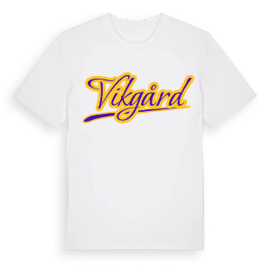Vikgård baseball t-shirt – ekologisk bomull t-shirt från Pinshirt