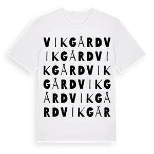 Vikgård ordlek t-shirt – ekologisk bomull t-shirt från Pinshirt