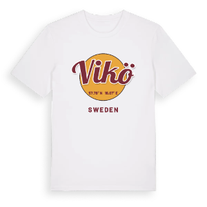 Vikö cirkel t-shirt – ekologisk bomull t-shirt från Pinshirt