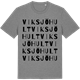 Mid Heather Gray t-shirt med Viksjöhult ordlek t-shirt