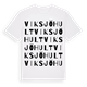 Viksjöhult ordlek t-shirt