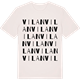 Vintage White t-shirt med Vilan ordlek t-shirt