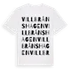 White t-shirt med Villbrånshagen ordlek t-shirt