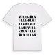 Villköl ordlek t-shirt