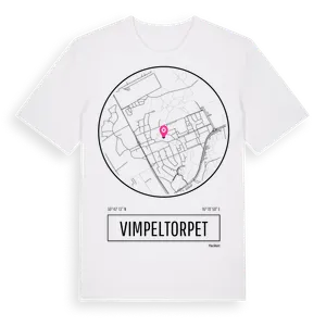 Vimpeltorpet t-shirt – ekologisk bomull t-shirt från Pinshirt