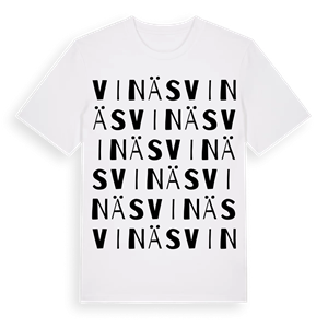 Vinäs ordlek t-shirt – ekologisk bomull t-shirt från Pinshirt