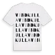 Vindkulla ordlek t-shirt