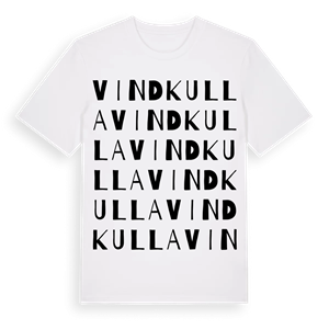 Vindkulla ordlek t-shirt – ekologisk bomull t-shirt från Pinshirt