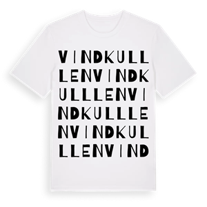 Vindkulllen ordlek t-shirt – ekologisk bomull t-shirt från Pinshirt