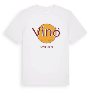 Vinö cirkel t-shirt – ekologisk bomull t-shirt från Pinshirt