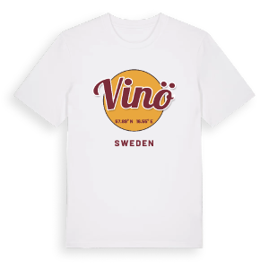 Vinö cirkel t-shirt – ekologisk bomull t-shirt från Pinshirt