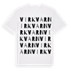White t-shirt med Virkvarn ordlek t-shirt