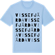 Blue Soul t-shirt med Vissefjärda ordlek t-shirt