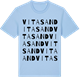 Blue Soul t-shirt med Vita sand ordlek t-shirt