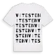 Vitesten ordlek t-shirt