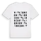 Vitkärren ordlek t-shirt