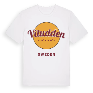 Vitudden cirkel t-shirt – ekologisk bomull t-shirt från Pinshirt