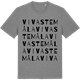 Mid Heather Gray t-shirt med Vivastemåla ordlek t-shirt