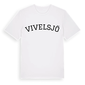 Vivelsjö böjd t-shirt – ekologisk bomull t-shirt från Pinshirt