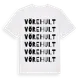 White t-shirt med Vörehult ordlek t-shirt