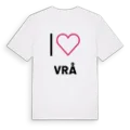 Jag älskar Vrå t-shirt stort tryck
