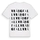 Vrångfall ordlek t-shirt