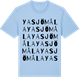 Blue Soul t-shirt med Yasjömåla ordlek t-shirt