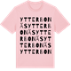 Pink Cotton t-shirt med Ytterbonäs ordlek t-shirt