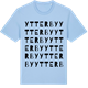 Blue Soul t-shirt med Ytterby ordlek t-shirt