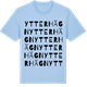Blue Soul t-shirt med Ytterhägn ordlek t-shirt