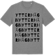 Mid Heather Gray t-shirt med Ytterhägn ordlek t-shirt