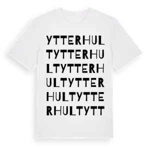 Ytterhult ordlek t-shirt – ekologisk bomull t-shirt från Pinshirt