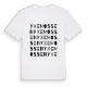 Yxemossen ordlek t-shirt