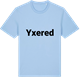 Blue Soul t-shirt med Yxered fetstil t-shirt