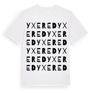 Yxered ordlek t-shirt – ekologisk bomull t-shirt från Pinshirt