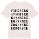 Vintage White t-shirt med Yxneberga ordlek t-shirt