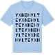 Blue Soul t-shirt med Yxnehylte ordlek t-shirt