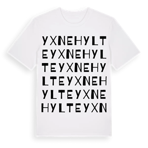 Yxnehylte ordlek t-shirt – ekologisk bomull t-shirt från Pinshirt