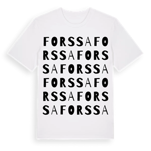 Forssa ordlek t-shirt – ekologisk bomull t-shirt från Pinshirt