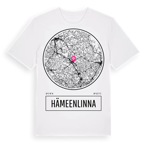 Hämeenlinna t-shirt – ekologisk bomull t-shirt från Pinshirt