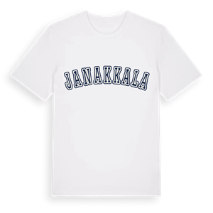 Janakkala college t-shirt – ekologisk bomull t-shirt från Pinshirt
