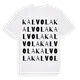 Kalvola ordlek t-shirt