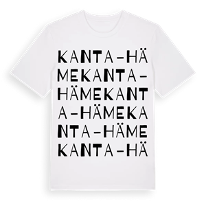 Kanta-Häme ordlek t-shirt – ekologisk bomull t-shirt från Pinshirt