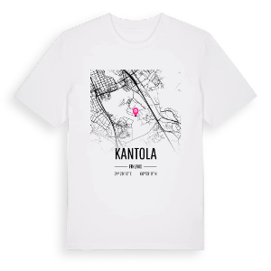 Kantola karta t-shirt – ekologisk bomull t-shirt från Pinshirt