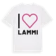 Jag älskar Lammi t-shirt stort tryck